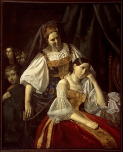 Die Reisevorbereitungen - Gemälde von Wassili Feklistow (1848)