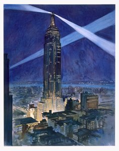 Das Empire State Building, veröffentlicht von William Edwin Rudge