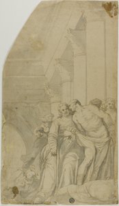 Christus heilt die Kranken am Teich Bethesda von Veronese (Paolo Caliari)