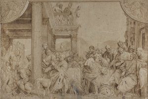 Christus im Haus des Simon, spätes 17. - frühes 18. Jahrhundert von Veronese