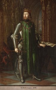 Porträt von König Johann I. von Kastilien von Vicente Arbiol y Rodríguez