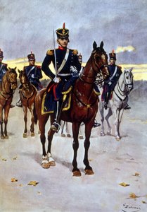 Offizier der berittenen Grenadiere der argentinischen Armee