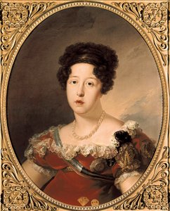 Dona Maria Isabel de Braganza. Porträt von Maria Isabella von Portugal (oder Maria Isabella von Braganza)
