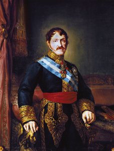 Porträt von Don Carlos Maria Isidro de Bourbon, Graf von Molina und Infant von Spanien, ca. 1833