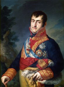Porträt von König Ferdinand VII. von Spanien, 1814-1815