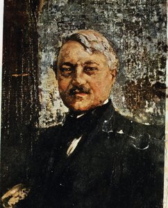 Porträt von Salvatore Di Giacomo (1860-1934) von Vicenzo Irolli