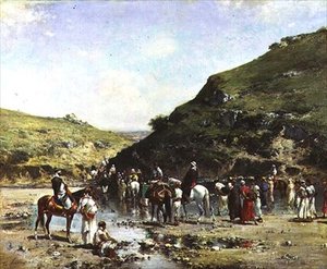 Am Wasser von Victor Pierre Huguet