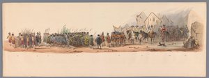 Historischer Umzug zum zweihundertjährigen Jubiläum der Universität Utrecht, 1836 (Platte 10) von Victor Adam