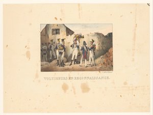 Voltigeure auf Erkundung von Victor Adam