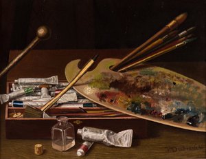 Die Palette des Künstlers