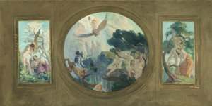 Skizze für das Hôtel de Ville de Paris: Die Blumen. Der Ambrosia. Die Früchte, zwischen 1892 und 1893
