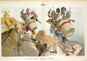 Die Bürde des weißen Mannes von Victor Gillam