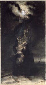 Casquets-Leuchtturm, 1866 von Victor Hugo