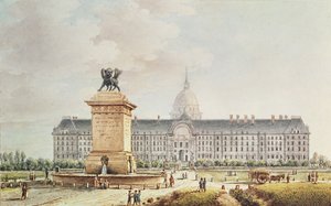 Ansicht des Hotel des Invalides von Victor Jean Nicolle