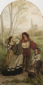 Ritter Hartmut von Kronberg nimmt von seinen Angehörigen Abschied