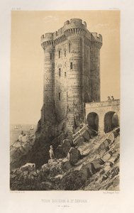 Architektur Pittoresque oder Denkmäler des 15. und 16. Jahrhunderts: Schlösser Frankreichs des 15. und 16. Jahrhunderts: Pl. 13, Solidor-Turm in St. Servan (Ille-et-Vilaine)