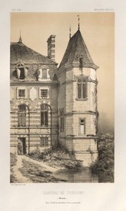 Chateau De Thorigny Manche, veröffentlicht 1860 von Victor Petit