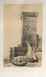 Pl. 34, Tour Du Port De Marseille Bouches Du Rhône, 1860 von Victor Petit