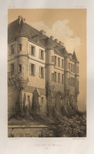 Pl. 35, Château De Mello Oise, 1860 von Victor Petit