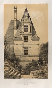 Pl. 37, Château De La Ranciere Maine et Loire, 1860 von Victor Petit