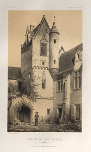 Pl. 46, Prieuré De Saint Gabriel Calvados, 1860 von Victor Petit