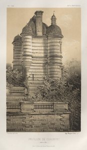 Pl. 76, Pavillon De Chaumont Saône et Loire, 1860 von Victor Petit