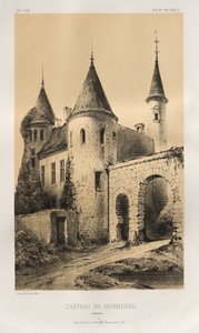 Pl. 89, Château du Vaumissel Calvados, 1860 von Victor Petit