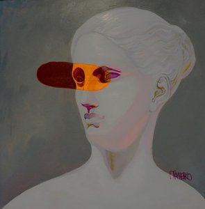 Farbiger maskierter Blick von Victor Tkachenko