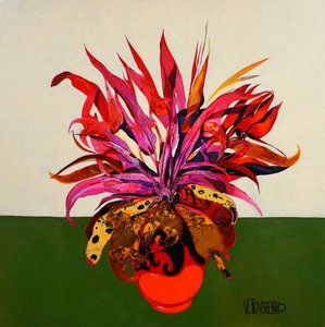 Lebhafte tropische Pflanze von Victor Tkachenko