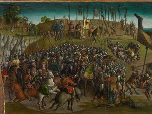 Eroberung Jerusalems durch Titus (Predella)