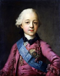Porträt von Großherzog Pawel Petrowitsch 1754-1801 von Vigilius Erichsen