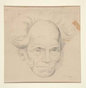 Porträt von Schopenhauer von Viking Eggeling