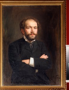 Porträt des Komponisten Nikolai Medtner