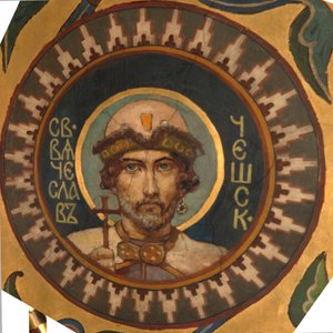 Heiliger Wenzel I., Herzog von Böhmen, 1885-1896 von Viktor Mikhaylovich Vasnetsov