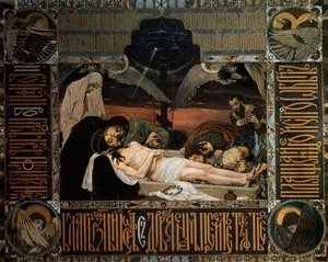 Das Totentuch, 1896 von Viktor Mikhaylovich Vasnetsov