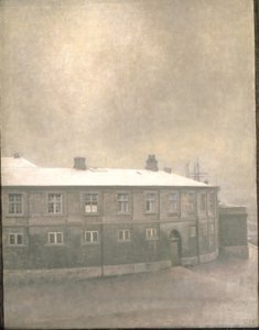 Ein Flügel des Christiansborg-Palastes von Vilhelm Hammershøi