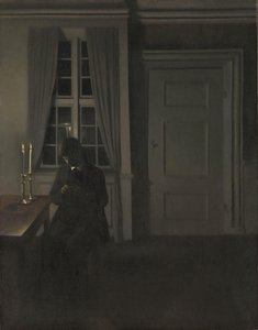 Der Münzsammler, 1904 von Vilhelm Hammershoi