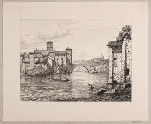 Partie bei Ponte Rotto in Rom