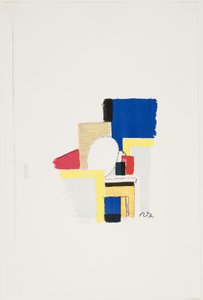 Komposition. Überschüssiger Druck aus "Klingen" 1942 S. 29 von Vilhelm Lundstrøm