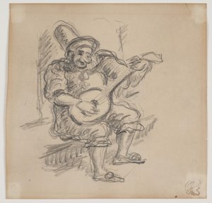 Spielender Clown von Vilhelm Lundstrøm