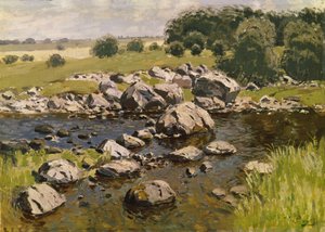 Landschaft mit Steinen, um 1910