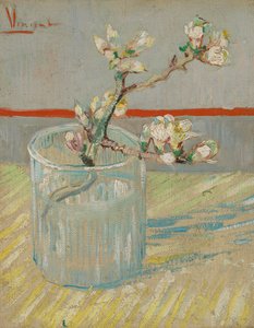 Van Gogh Mandelblütenbaum Leinwandbild – 50,8x101,6 Cm, Reproduktion Auf Holzrahmen | Wanddekoration Für Wohnzimmer, Büro & Mehr