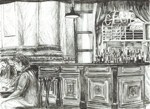 Café an der Royal Exchange, Manchester, 2011