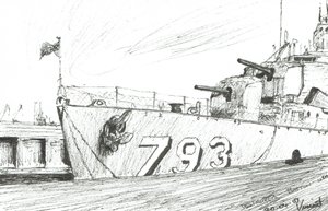 Zerstörer 793 Boston Maritime Museum, 2003 von Vincent Alexander Booth