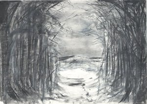 Oben auf dem Weg Osmotherley von Vincent Alexander Booth