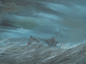 USS Monaghan verloren im Pazifik-Typhoon am 18. Dezember 1944, 2019