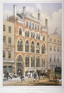 Crosby Hall bei Nr. 95 Bishopsgate, City of London, 1860