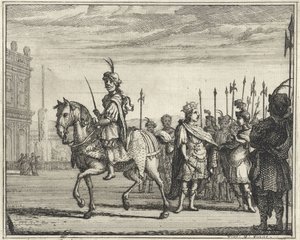 Knecht zu Pferd und König zu Fuß von Vincent Laurensz. van der Vinne (II)