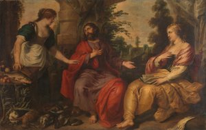 Christus mit Martha und Maria