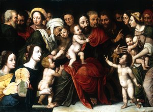 Jesus mit den kleinen Kindern, um 1559-1589